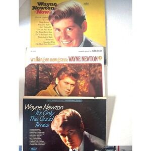 Wayne Newton Vinyl Record Trio: Showcases his Classic hits See Photos